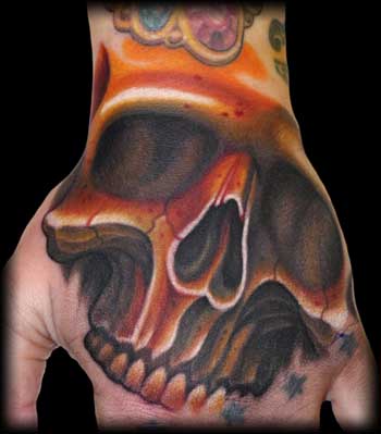 Looking for unique  Tattoos? Skull Hand